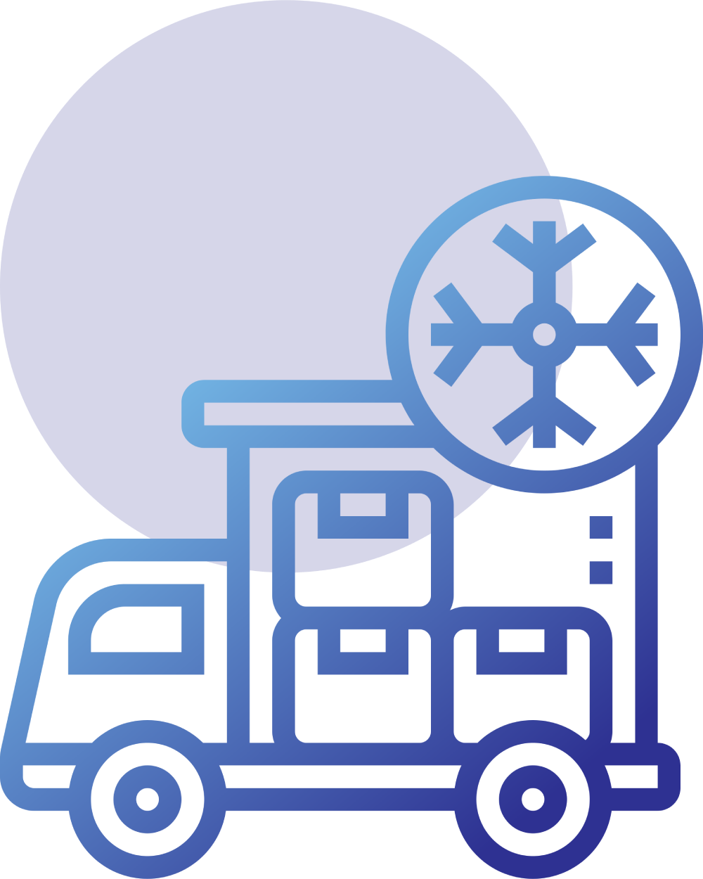 Pallet temperature controlled partial distribution